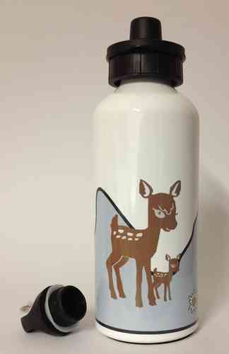 Trinkflasche mit 0,60 Liter Inhalt - Motiv: Bambi