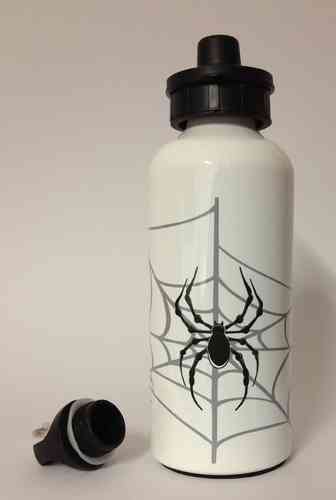 Trinkflasche mit 0,60 Liter Inhalt - Motiv: Black Spider