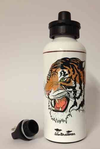 Trinkflasche mit 0,60 Liter Inhalt - Motiv: Tiger I